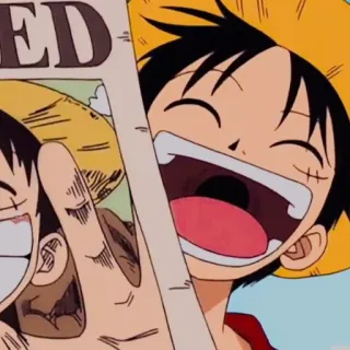 Monkey D Luffy by @iLUC1E telegram stickers