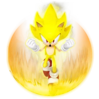 🔋 Sonic the Hedgehog ソニック, スーパーソニック, ハリネズミ, ゲームキャラクター, 黄色 telegram sticker