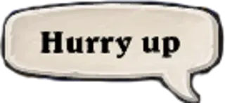 🏃 Hurry up vite, urgence, rapidité whatsapp sticker
