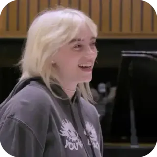 😁 Billie Eilish telegram sticker