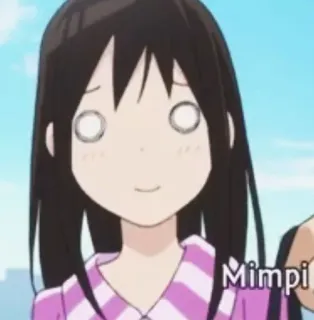 💈 Mimpi Anime, Cartoon, Meisje, Manga, Vrouw, Leuk, Expressie whatsapp sticker