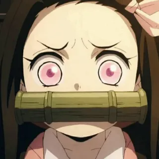 🎋 Nezuko Kamado Demon Slayer Anime, Demon Slayer, Nezuko, Schattig, Manga, Nezuko Kamado, Anime Meisje telegram sticker