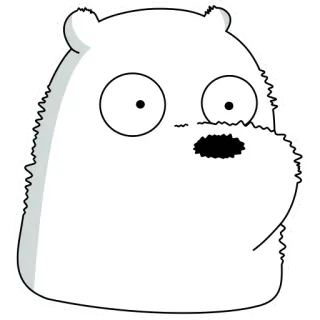 😳 Ice Bear We Bare Bears Dibujos animados, Oso, Oso polar, We Bare Bears, Personaje, Animal telegram sticker