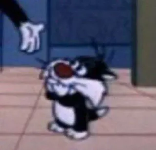 🧃 Sylvester dessin animé, chat, Sylvestre, Looney Tunes telegram sticker