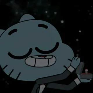 🎒 Gumball Watterson The Amazing World of Gumball Cartoon, Animation, Katze, Verlobung, Heiratsantrag, Ehering whatsapp sticker