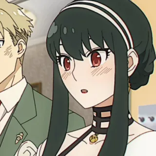 🗡 Yor Forger Spy × Family Anime, Spy Family, Yor, Forger, Dessin animé, Personnage telegram sticker