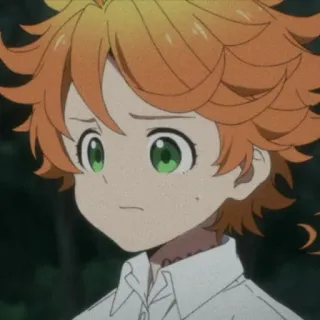 ⛓ Emma The Promised Neverland anime, personaje, chica, emma, the promised neverland telegram sticker