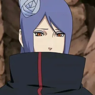 ❤️‍🔥 Konan Naruto Konan, Naruto, Anime, Manga, Personaggio, Ninja, Akatsuki whatsapp sticker