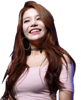 😁 wanita, penyanyi, tersenyum, potret, perempuan, k-pop telegram sticker