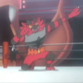 👌 Incineroar pokemon, incineroar, fire type, dark type, fighting telegram sticker