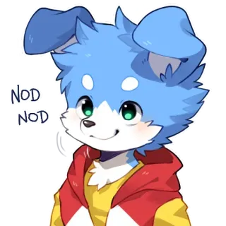 👍 NOD
NOD 狗, 可爱, 点头, 毛茸茸, 动物 telegram sticker