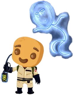 👻 ghostbuster, geest, cartoon telegram sticker