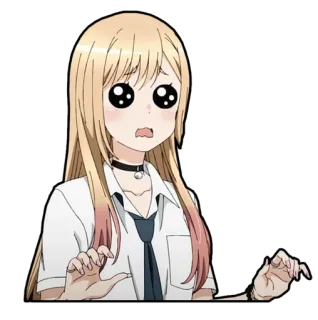 🥺 Marin Kitagawa My Dress-Up Darling อนิเมะ, ผู้หญิง, คาวาอี้, น่ารัก, มาริน คิตากาวะ, My Dress-Up Darling, ตกใจ telegram sticker