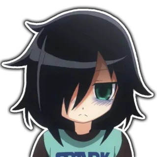 😒 STARK อนิเมะ, ผู้หญิง, มังงะ, ตัวละคร, เศร้า, เหนื่อย telegram sticker