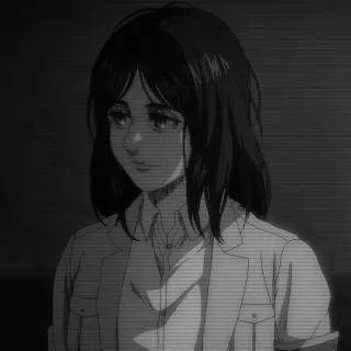 ❤️ Pieck Finger Attack on Titan アニメ, ピーク・フィンガー, 進撃の巨人, キャラクター, マンガ telegram sticker