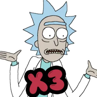 🤷‍♂️ Rick Sanchez Rick and Morty рик и морти, рик санчез, мультфильм, adult swim, анимация, сериал telegram sticker