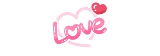 ❣️ Love miłość, serce, różowy, słodki, naklejka, pozdrowienie telegram sticker