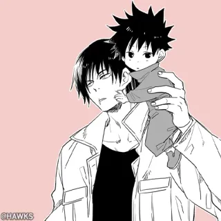 🖤 @HAWKS Anime, Manga, Personaggio, Illustrazione, Fanart whatsapp sticker