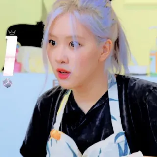 🕊 Rose K-pop, cantante, celebridad, retrato, mujer telegram sticker