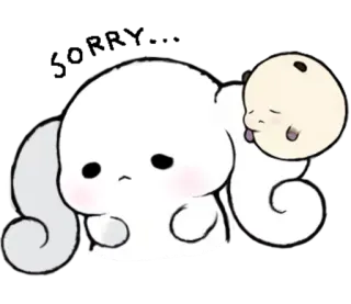 ☁ 귀여운, 카와이, 동물, 캐릭터, 만화, 사랑스러운 telegram sticker