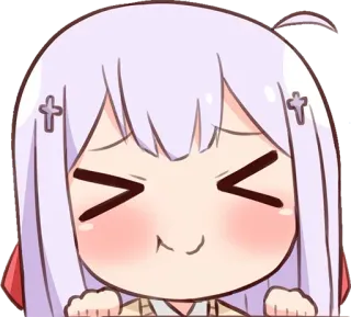 😇 Anime, Manga, Lindo, Kawaii, Chica, Cara whatsapp sticker