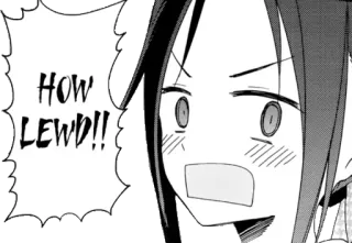 🔞 HOW LEWD!! Anime, Manga, Erotisch, Gesichtsausdruck, Schockiert telegram sticker