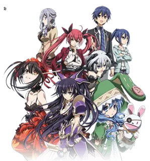 😏 Date A Live Anime, Personagens, Fantasia, Animação telegram sticker