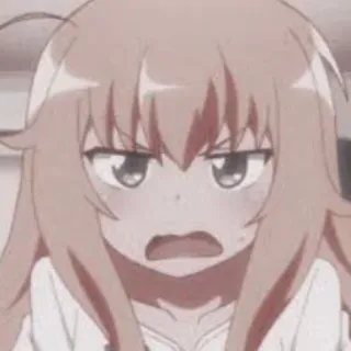 🥢 аниме, мультфильм, злой, расстроенный telegram sticker