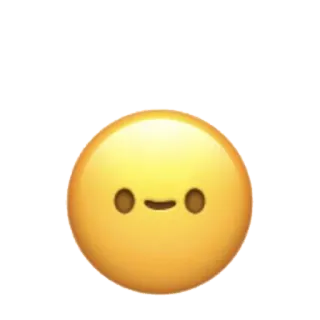 🙂 Biểu tượng cảm xúc, Mặt cười, Đơn giản, Màu vàng, Dễ thương telegram sticker