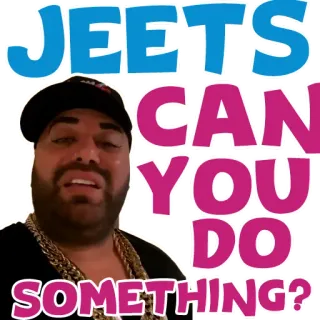 😩 JEETS CAN YOU DO SOMETHING? Мем, Юмор, Сарказм, Смешно, Вопрос whatsapp sticker