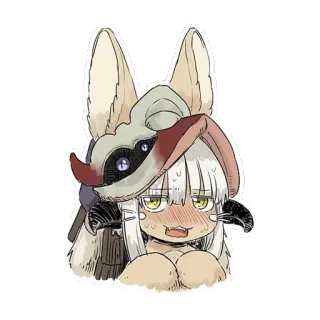 😳 Nanachi Made in Abyss Anime, Desenho animado, Mangá, Fanart telegram sticker