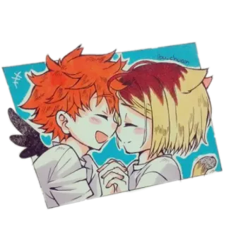 ❤️ アニメ, ファンアート, かわいい, 友情, かわいい telegram sticker