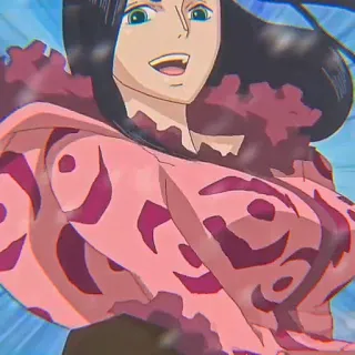 📚 Nico Robin One Piece anime, cartoon, girl, one piece, nico robin whatsapp sticker