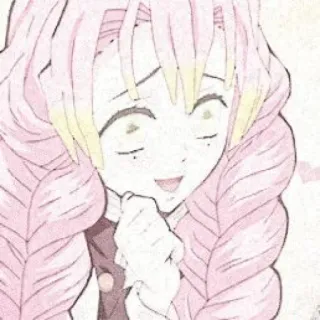🧺 Mitsuri Kanroji Demon Slayer Anime, Manga, Demon Slayer, Mitsuri Kanroji, Pilier de l'Amour telegram sticker