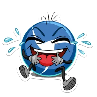 😂 Emoji, Rosto, Expressão, Língua, Desenho animado, Adesivo telegram sticker