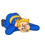 Vault Boy telegram stickers
