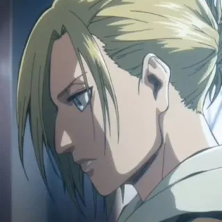 🌟 Annie Leonhart Attack on Titan アニメ, キャラクター, 女性, 金髪, 進撃の巨人 telegram sticker