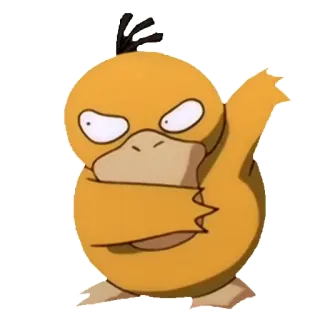🐼 Psyduck Pokemon Psyduck, Pokémon, Vịt, Nhảy dab, Vàng whatsapp sticker