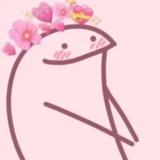 🦔 florkofcows, wianek, różowy, słodkie, miłość telegram sticker