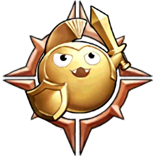 👁 knight, cute, armor, sword, shield, fantasy telegram sticker