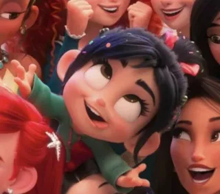 🦋 Vanellope von Schweetz Wreck-It Ralph Vanellope, Disney, princess, cartoon, wreck-it ralph whatsapp sticker
