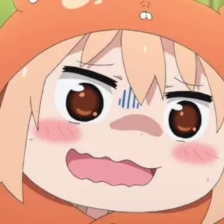🍤 Umaru Doma Himouto! Umaru-chan umaru, anime, manga, cute, himouto, character, funny telegram sticker