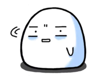 😟 Dibujo animado, Mancha, Mono, Expresión, Divertido, Personaje whatsapp sticker