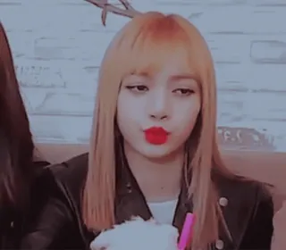 🍭 Lisa mulher, pessoa, cantora, idol, kpop, lisa, blackpink whatsapp sticker