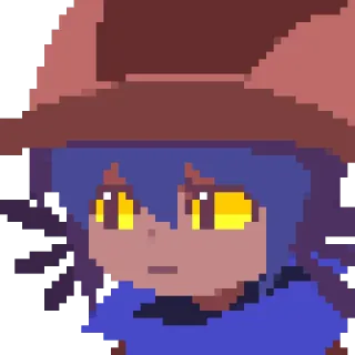 😒 Niko OneShot kucing, permainan, pixel, oneshot, topi whatsapp sticker