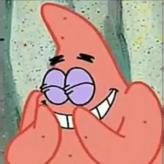 🤔 Patrick Star Spongebob Squarepants Patrick Estrela, Bob Esponja, personagem de desenho animado, desenho animado, meme, engraçado telegram sticker