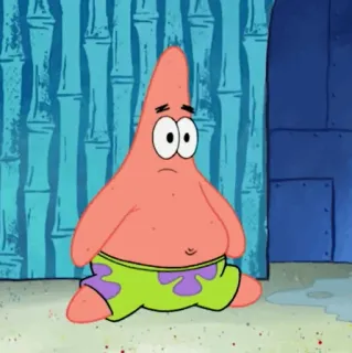 🍔 Patrick Star SpongeBob SquarePants Dessin animé, Patrick l'étoile, Bob l'éponge, Étoile de mer, Drôle, Personnage telegram sticker