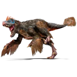 🦖 dinosauro, velociraptor, preistorico, animale, rettile, dinosauro piumato telegram sticker