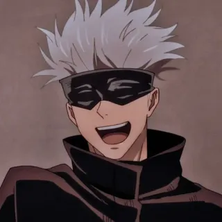 🖤 Gojo Satoru Jujutsu Kaisen anime, jujutsu kaisen, gojo satoru, character telegram sticker