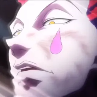 🤨 Hisoka Hunter x Hunter Anime, Manga, Hisoka, Hunter x Hunter, Błazen, Złoczyńca, Zło telegram sticker